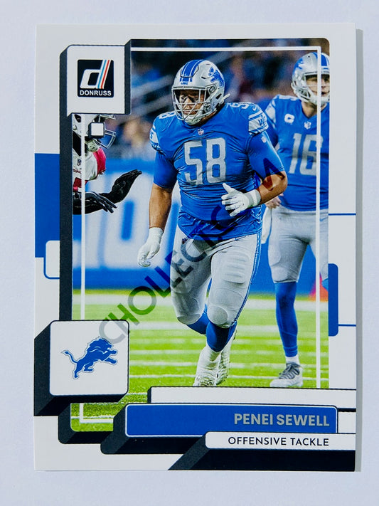 Penei Sewell - Detroit Lions 2022 Panini Donruss #86