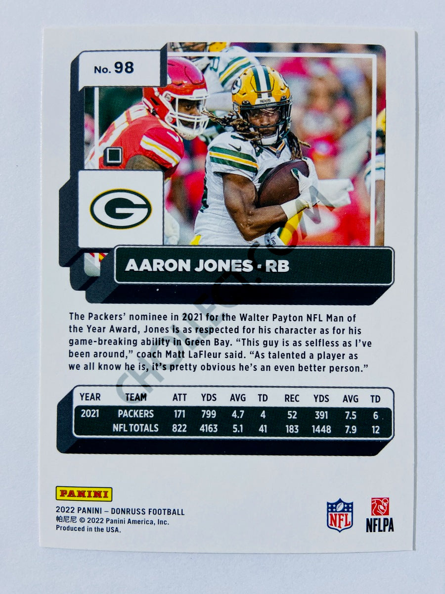 Aaron Jones - Green Bay Packers 2022 Panini Donruss #98