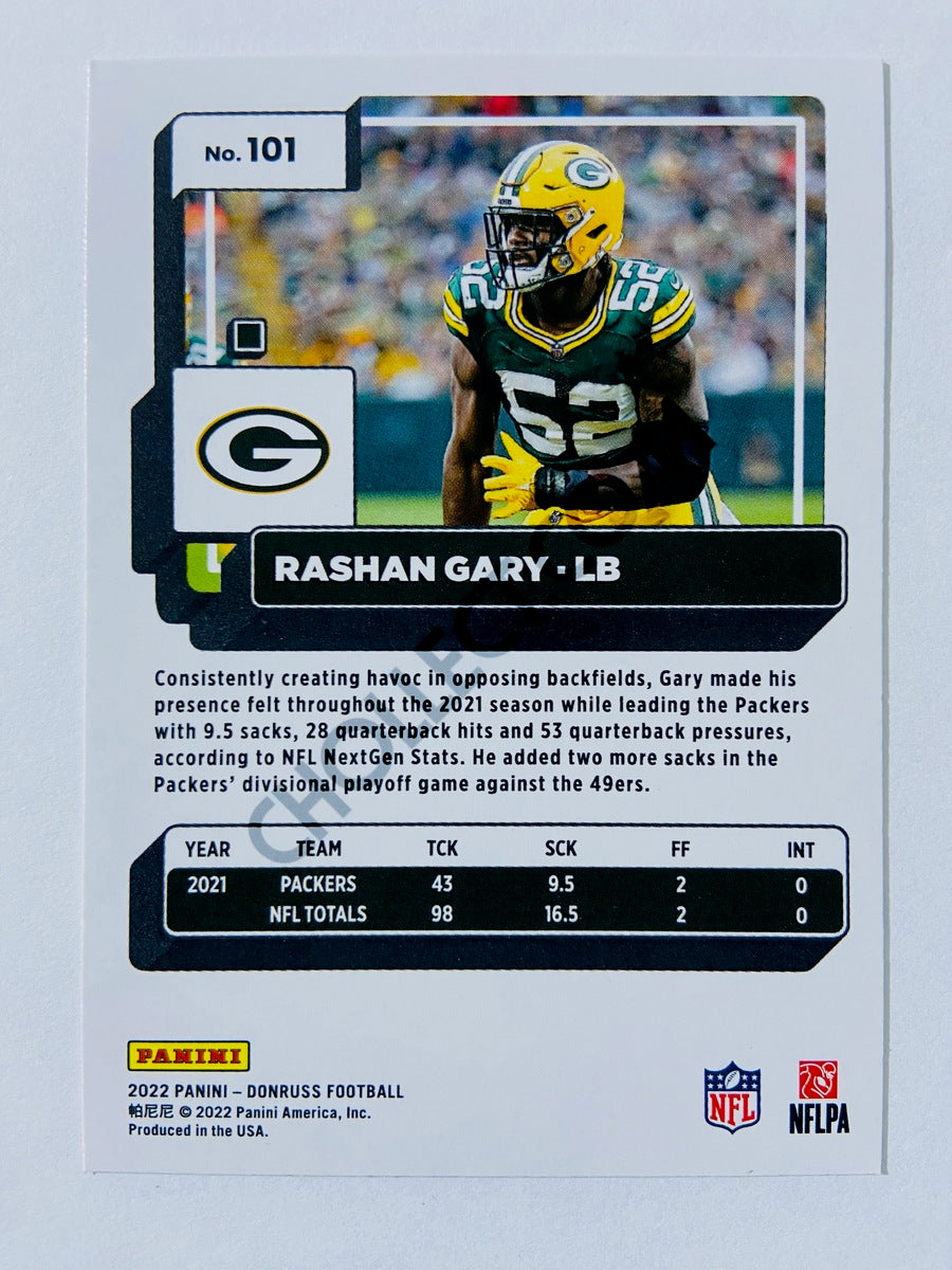 Rashan Gary - Green Bay Packers 2022 Panini Donruss #101