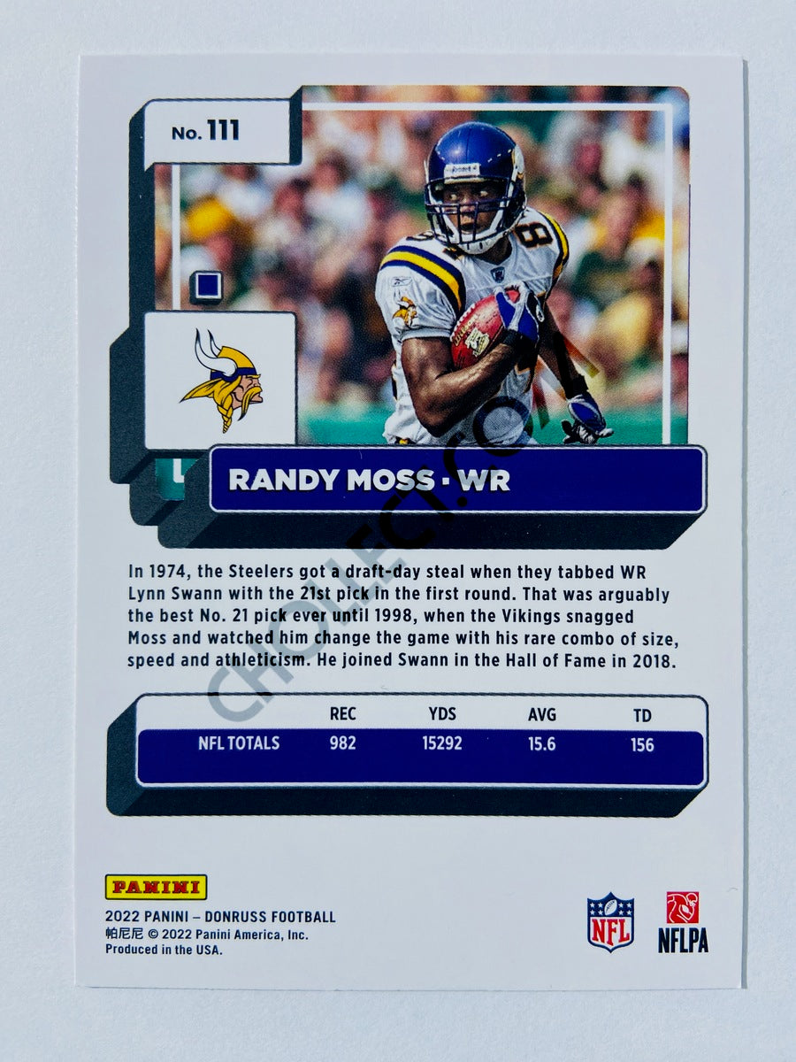 Randy Moss - Minnesota Vikings 2022 Panini Donruss #111