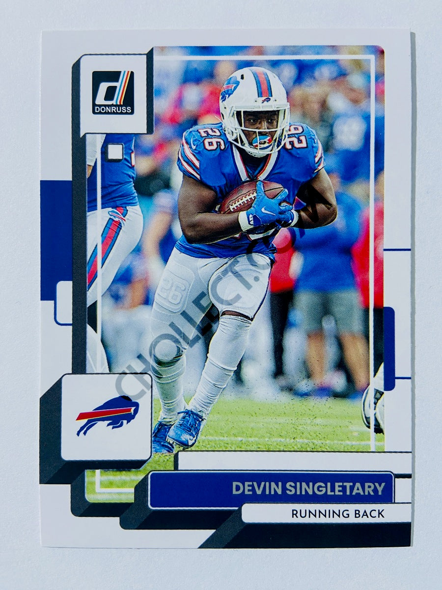 Devin Singletary - Buffalo Bills 2022 Panini Donruss #117