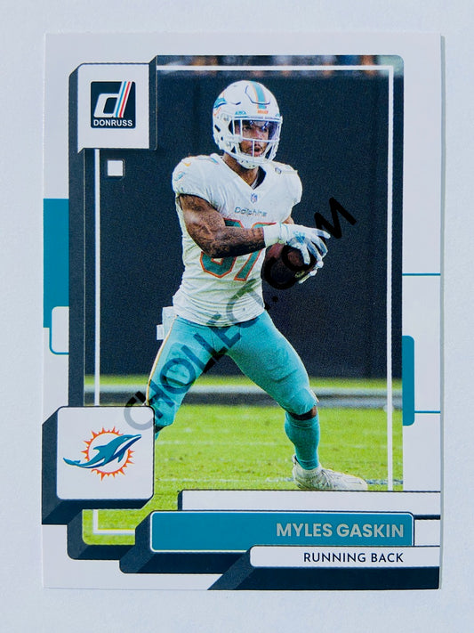 Myles Gaskin - Miami Dolphins 2022 Panini Donruss #126