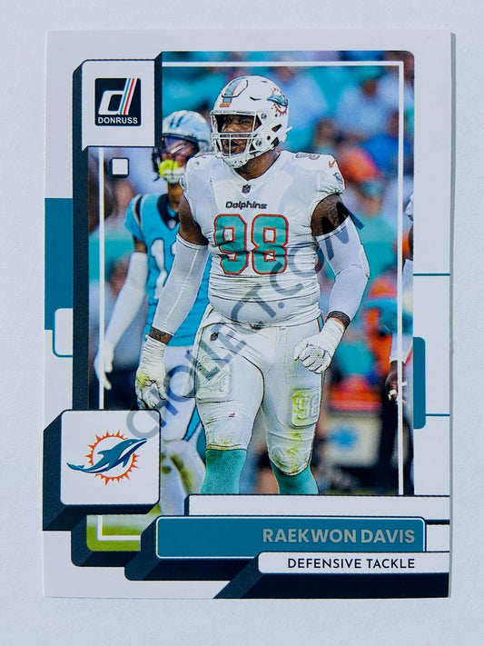 Raekwon Davis - Miami Dolphins 2022 Panini Donruss #127