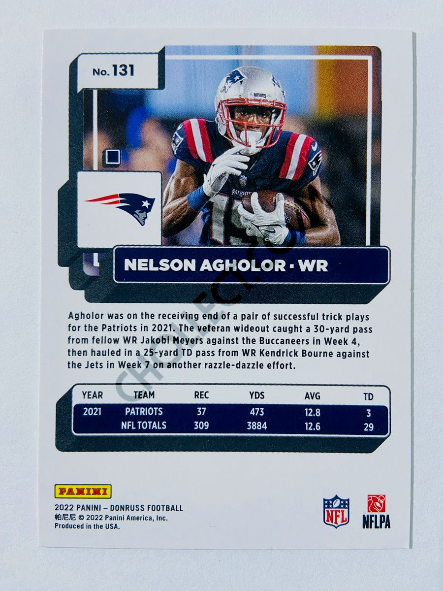 Nelson Agholor - New England Patriots 2022 Panini Donruss #131