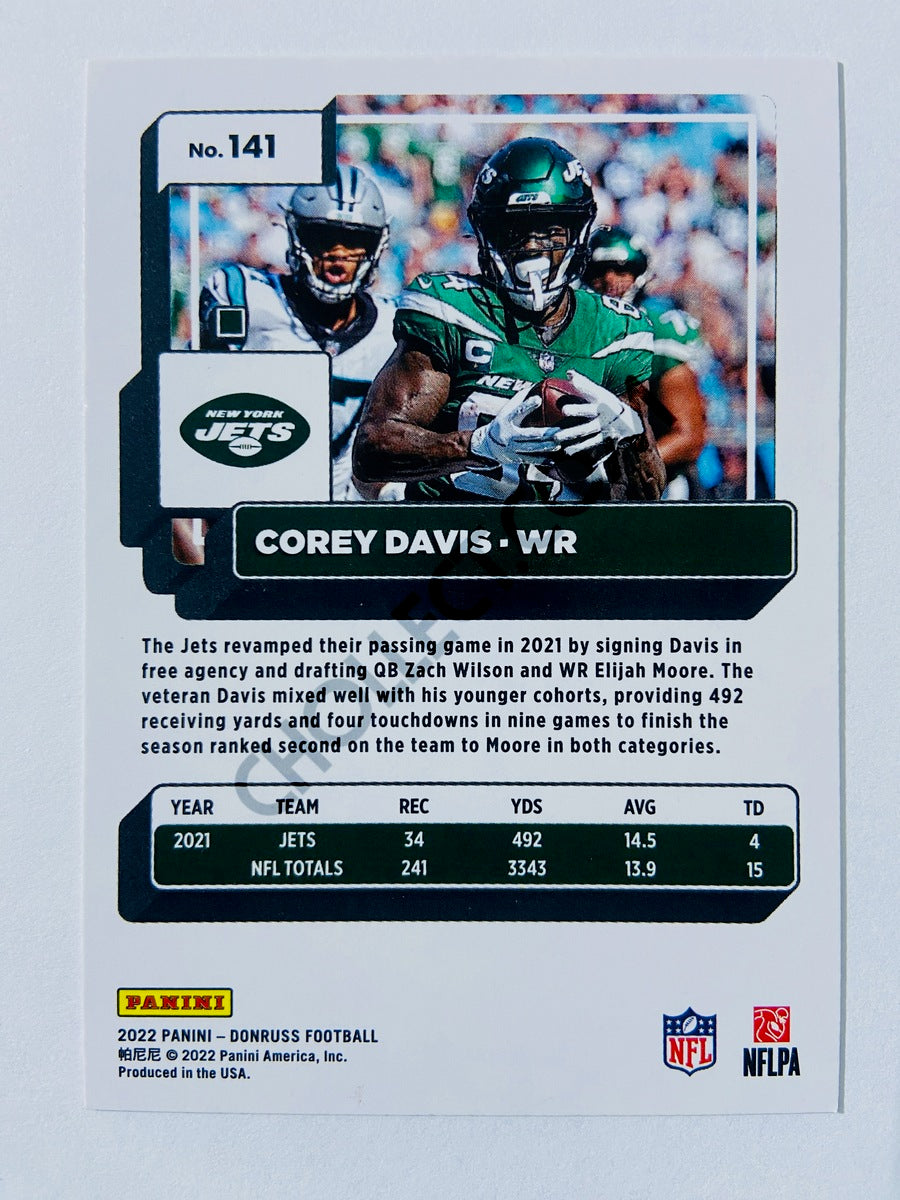 Corey Davis - New York Jets 2022 Panini Donruss #141