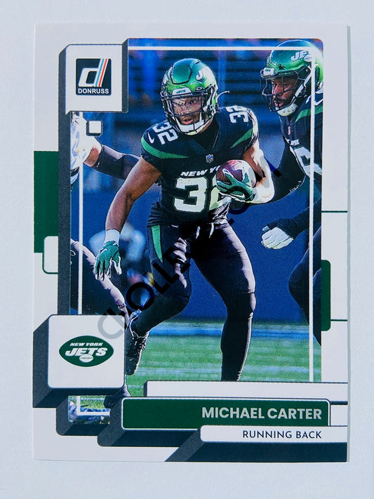 Michael Carter - New York Jets 2022 Panini Donruss #143