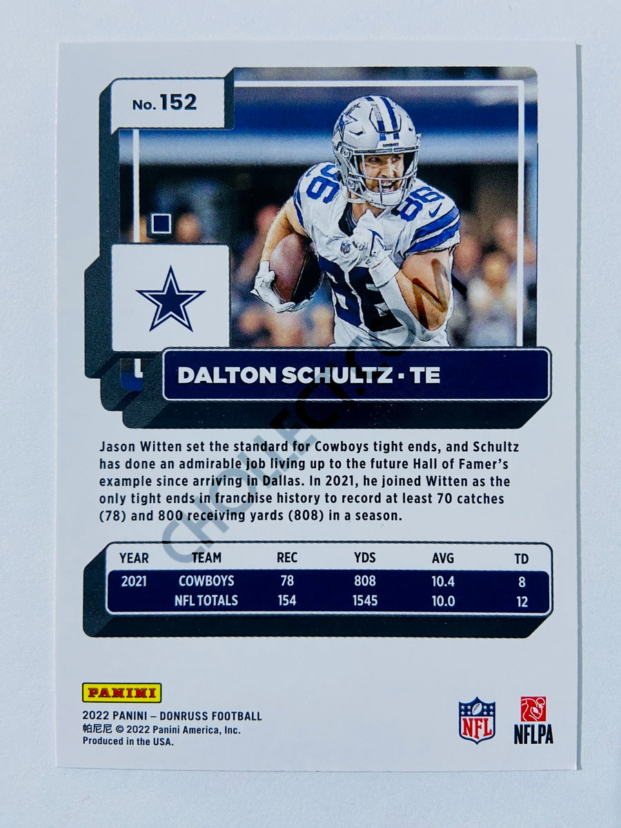 Dalton Schultz - Dallas Cowboys 2022 Panini Donruss #152