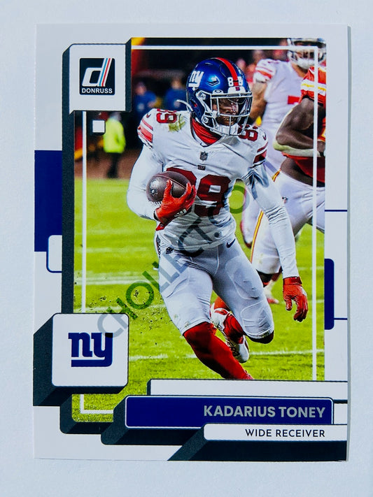 Kadarius Toney - New York Giants 2022 Panini Donruss #160