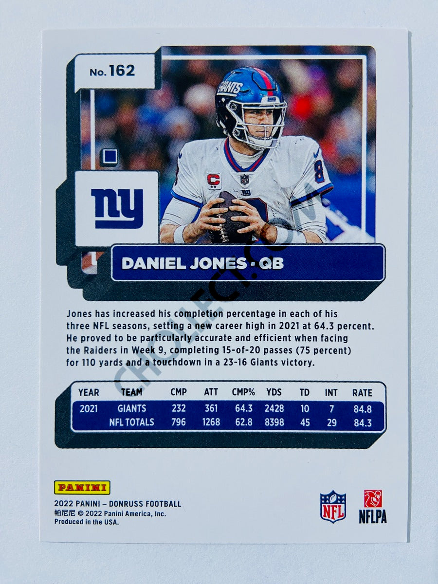 Daniel Jones - New York Giants 2022 Panini Donruss #162