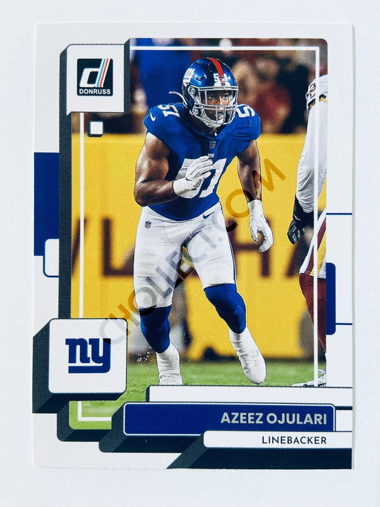 Azeez Ojulari - New York Giants 2022 Panini Donruss #165