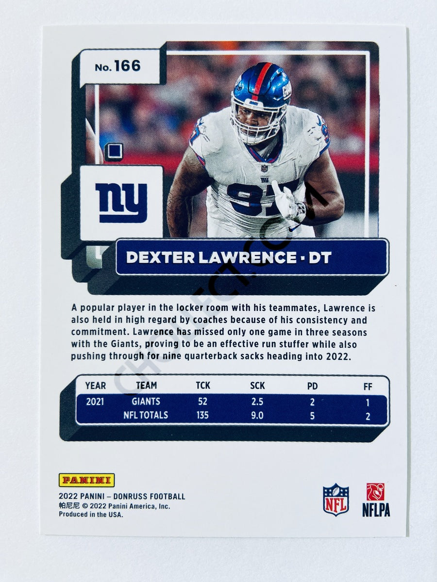 Dexter Lawrence - New York Giants 2022 Panini Donruss #166