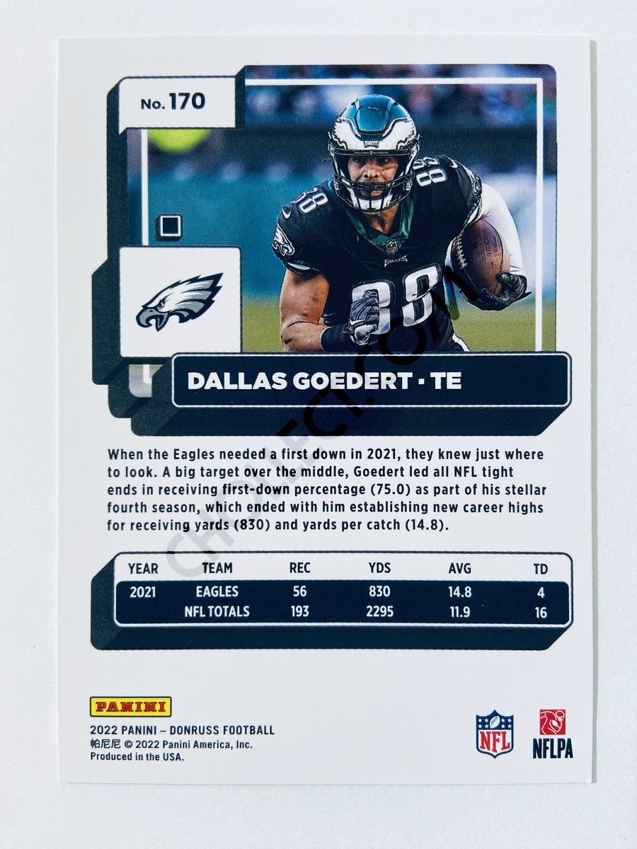 Dallas Goedert - Philadelphia Eagles 2022 Panini Donruss #170