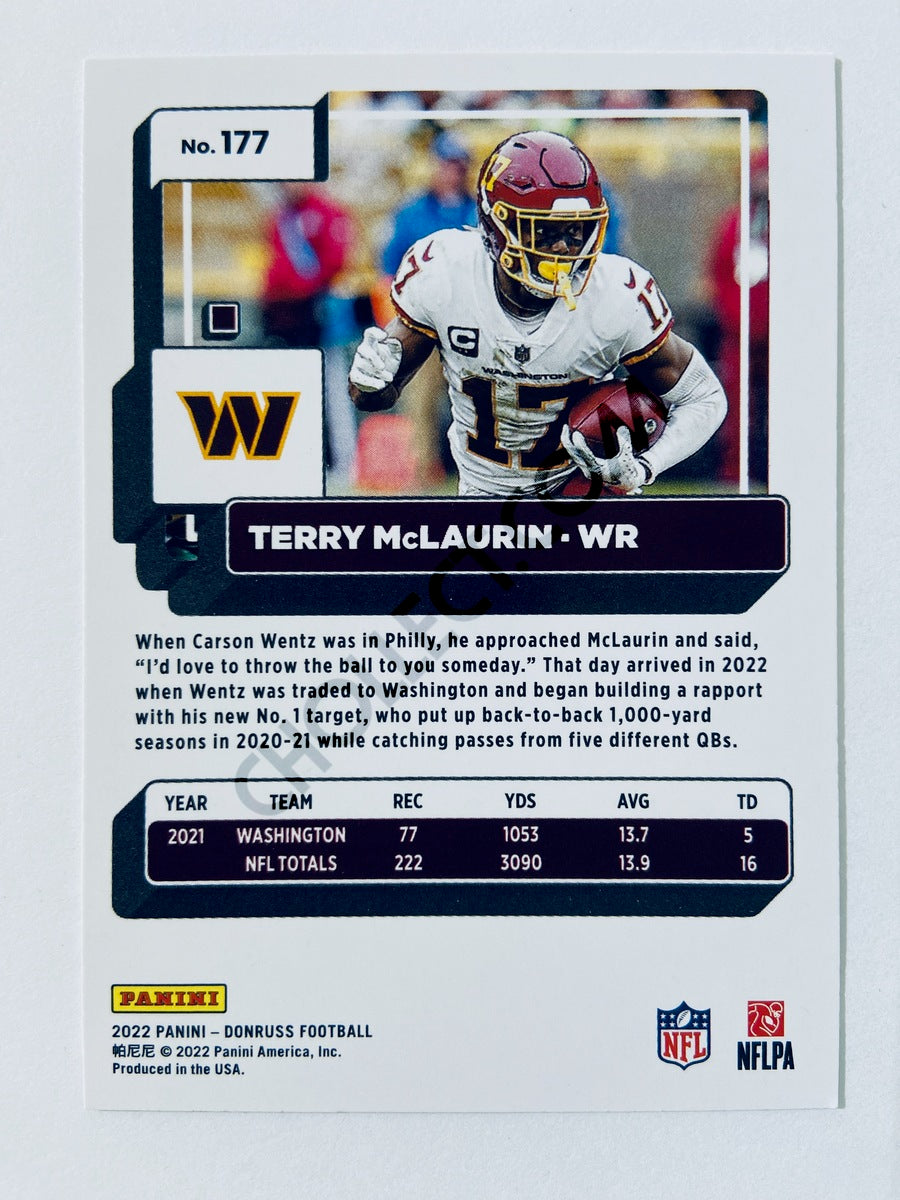 Terry McLaurin - Washington Commanders 2022 Panini Donruss #177