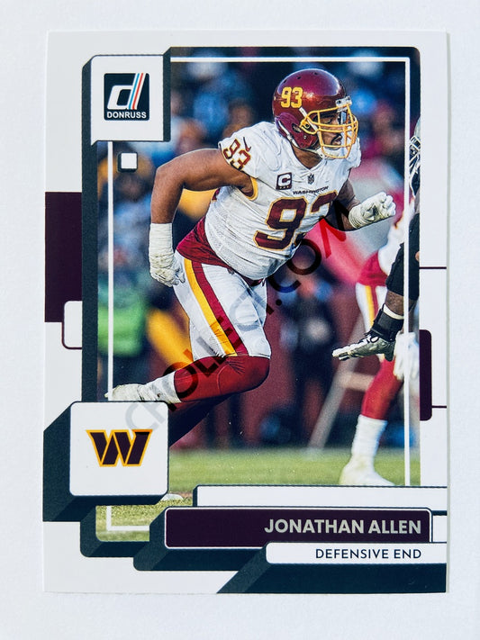 Jonathan Allen - Washington Commanders 2022 Panini Donruss #182