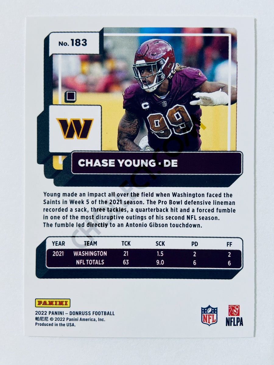 Chase Young - Washington Commanders 2022 Panini Donruss #183