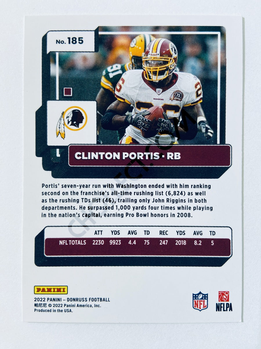 Clinton Portis - Washington Redskins 2022 Panini Donruss #185