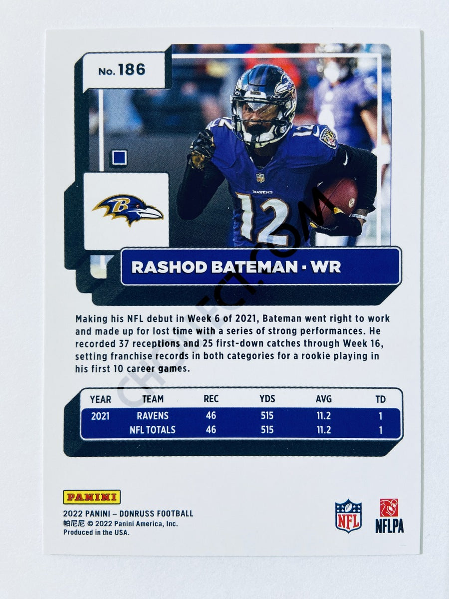 Rashod Bateman - Baltimore Ravens 2022 Panini Donruss #186