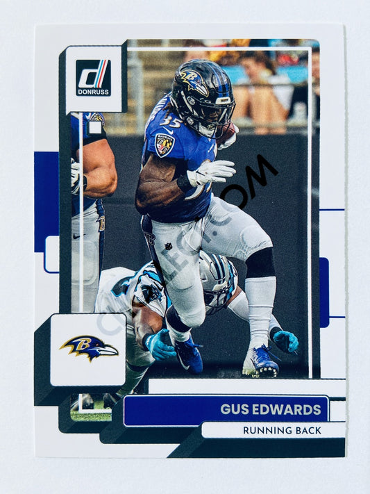 Gus Edwards - Baltimore Ravens 2022 Panini Donruss #191