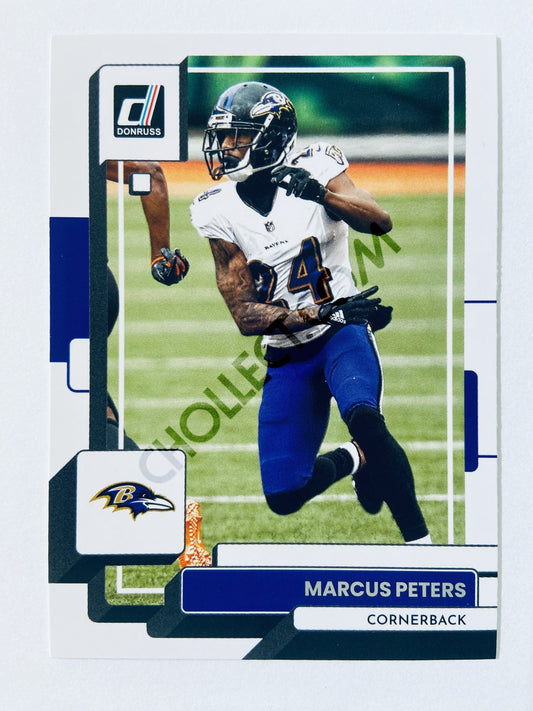 Marcus Peters - Baltimore Ravens 2022 Panini Donruss #195