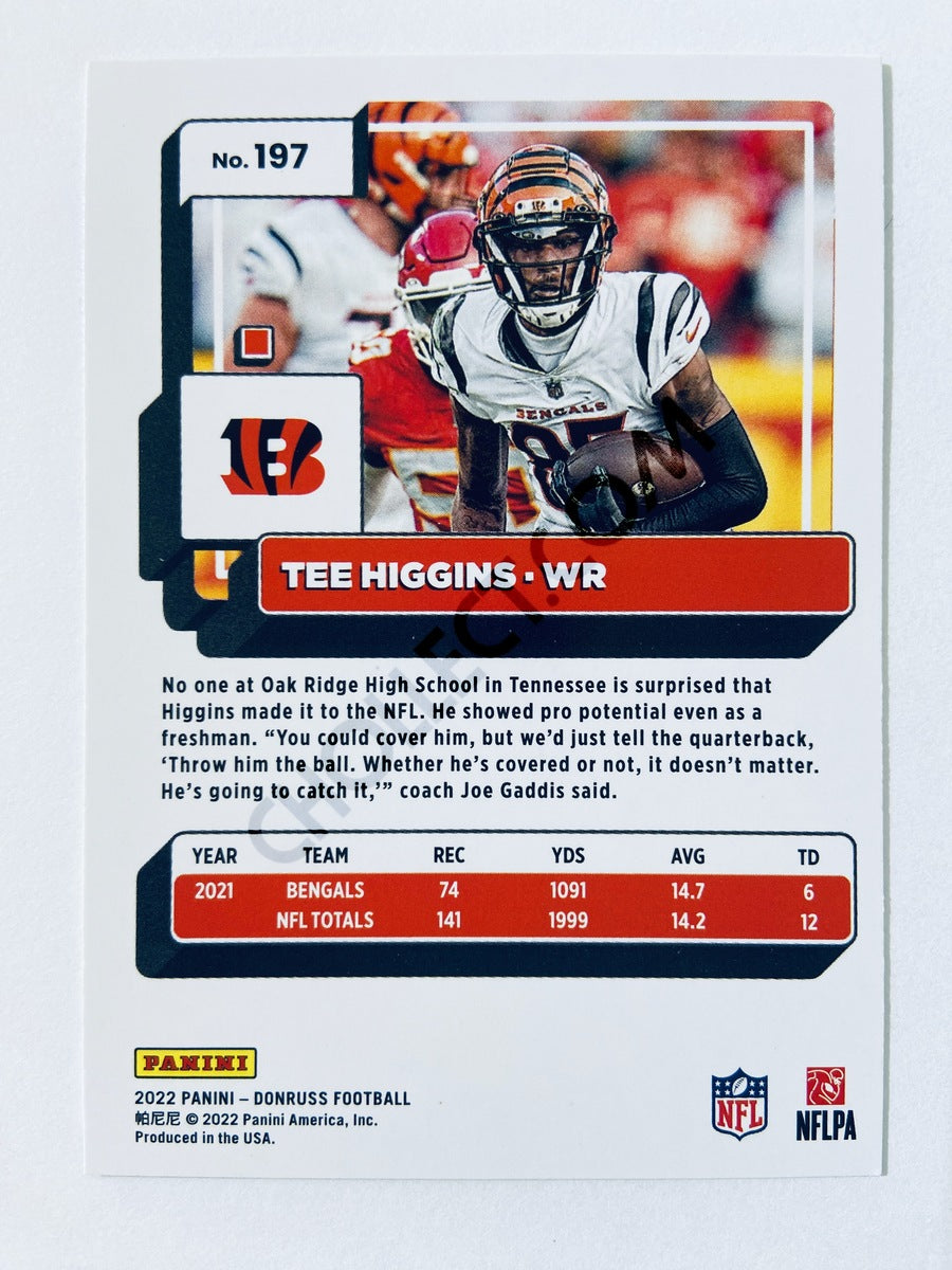 Tee Higgins - Cincinnati Bengals 2022 Panini Donruss #197