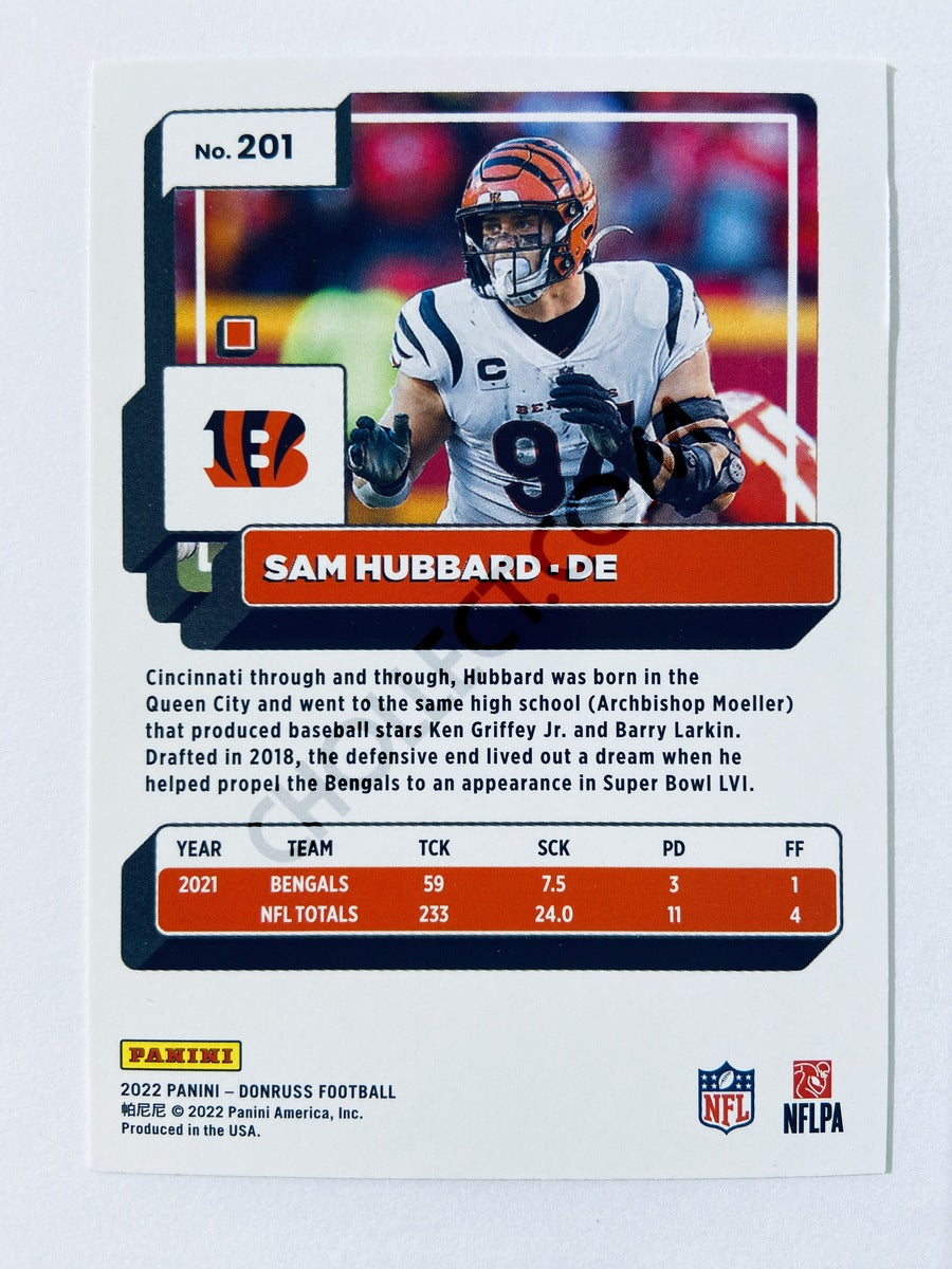 Sam Hubbard - Cincinnati Bengals 2022 Panini Donruss #201