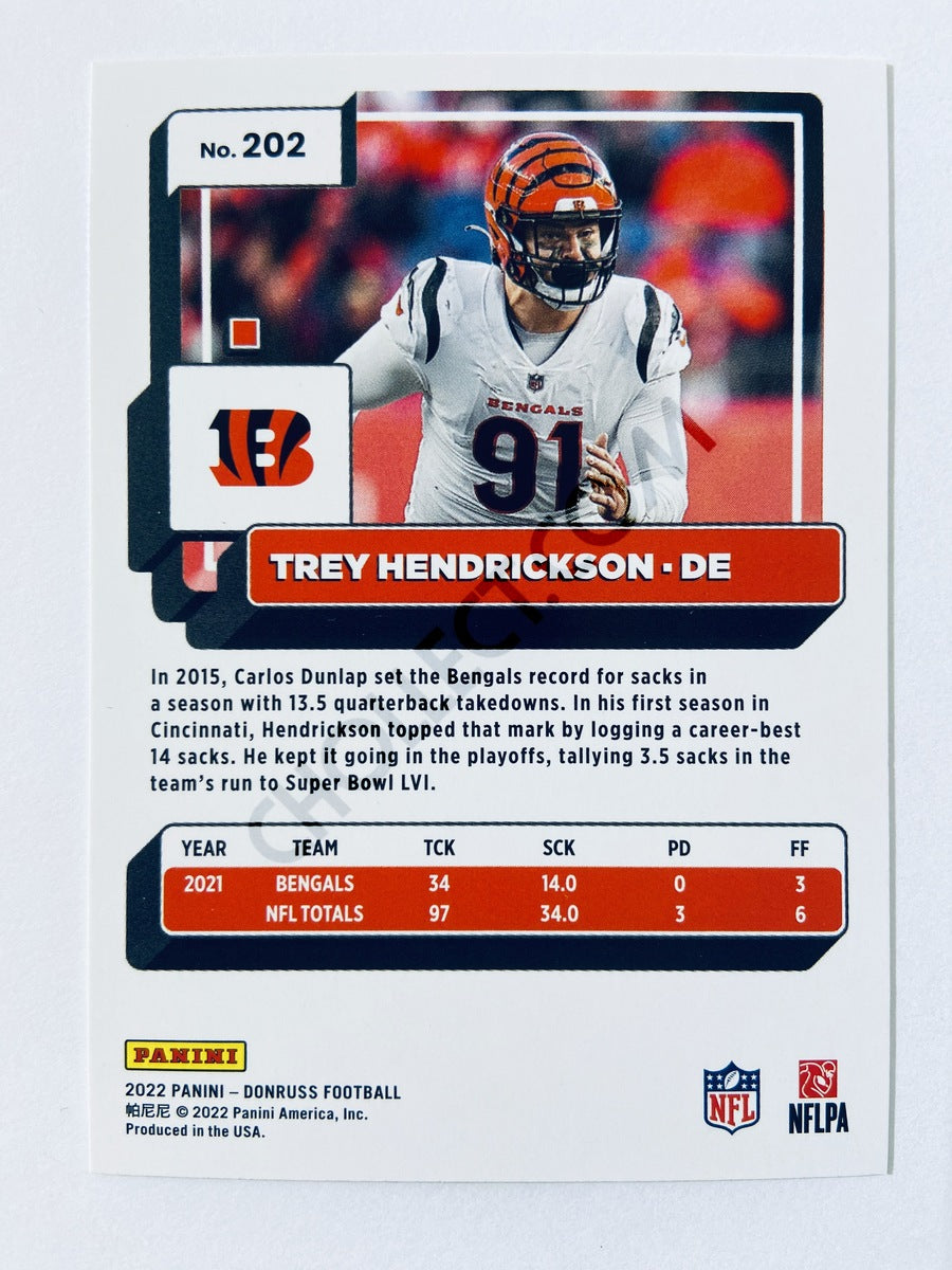 Trey Hendrickson - Cincinnati Bengals 2022 Panini Donruss #202