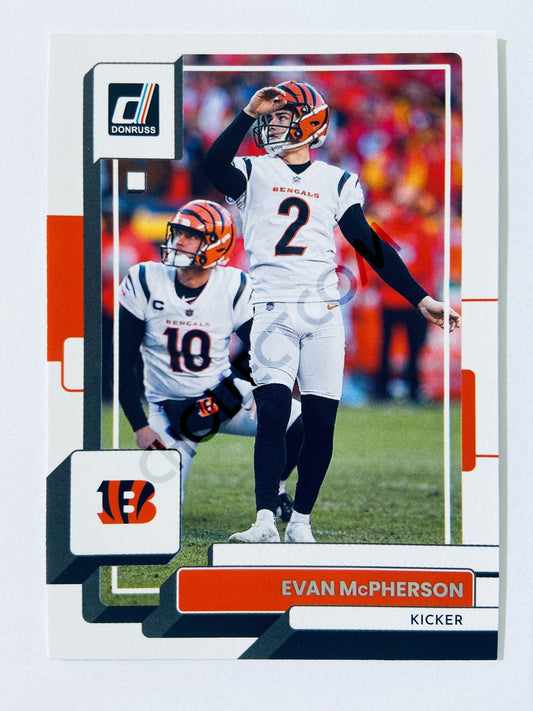 Evan McPherson - Cincinnati Bengals 2022 Panini Donruss #204