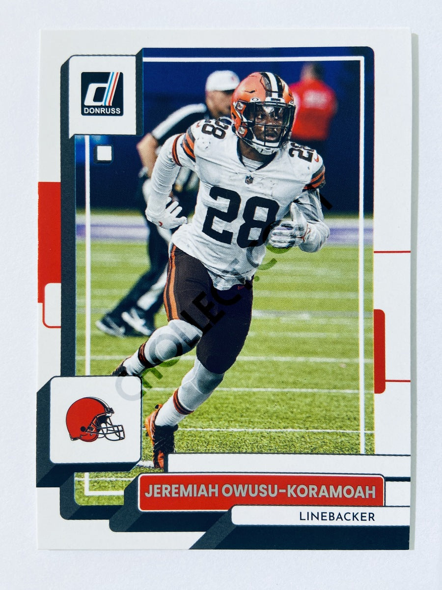 Jeremiah Owusu-Koramoah - Cleveland Browns 2022 Panini Donruss #213