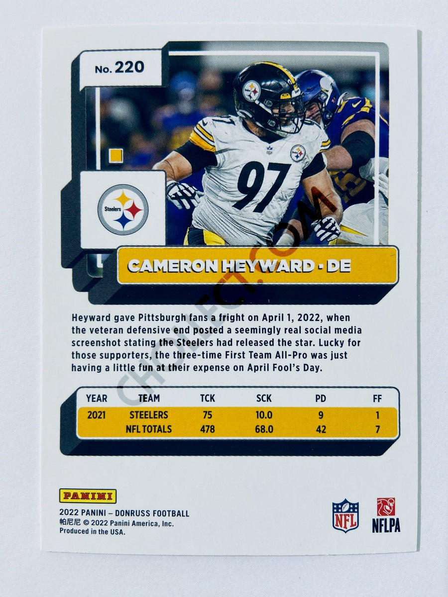 Cameron Heyward - Pittsburgh Steelers 2022 Panini Donruss #220