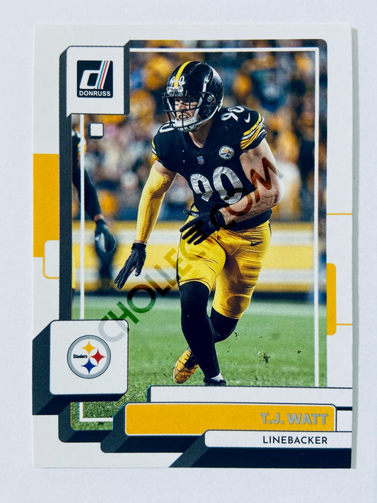 T.J. Watt - Pittsburgh Steelers 2022 Panini Donruss #221