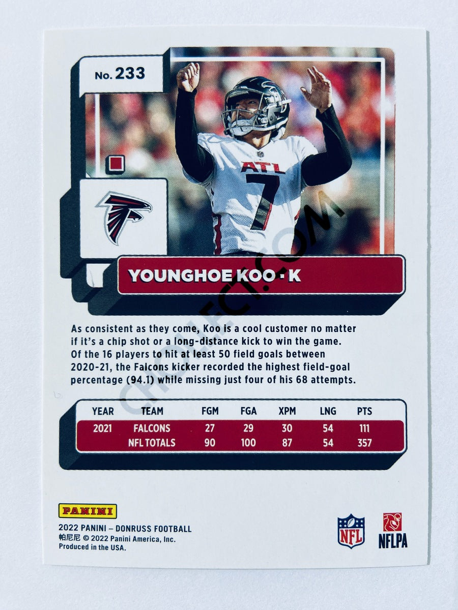 Younghoe Koo - Atlanta Falcons 2022 Panini Donruss #233