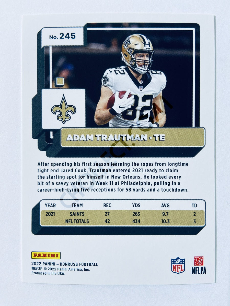 Adam Trautman - New Orleans Saints 2022 Panini Donruss #245