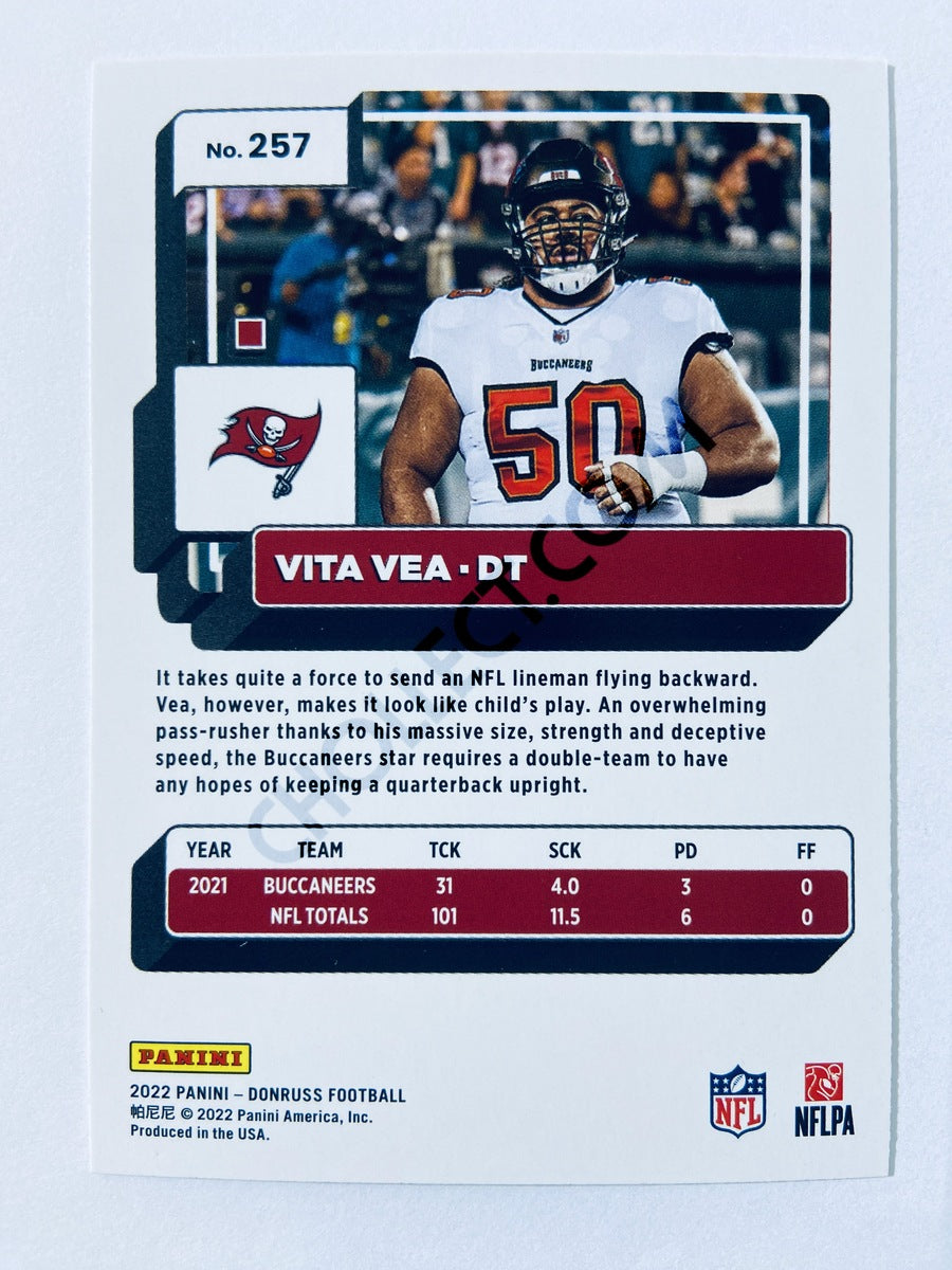 Vita Vea - Tampa Bay Buccaneers 2022 Panini Donruss #257 –