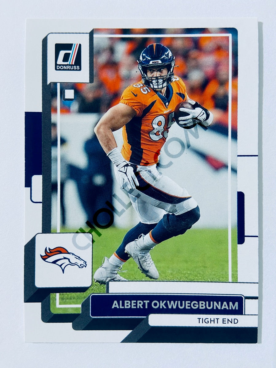 Albert Okwuegbunam - Denver Broncos 2022 Panini Donruss #265