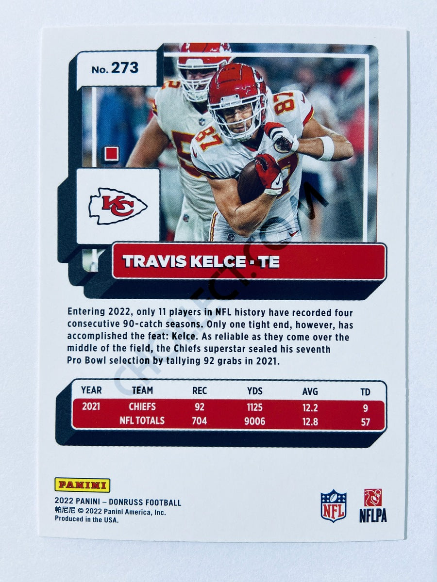 Travis Kelce - Kansas City Chiefs 2022 Panini Donruss #273