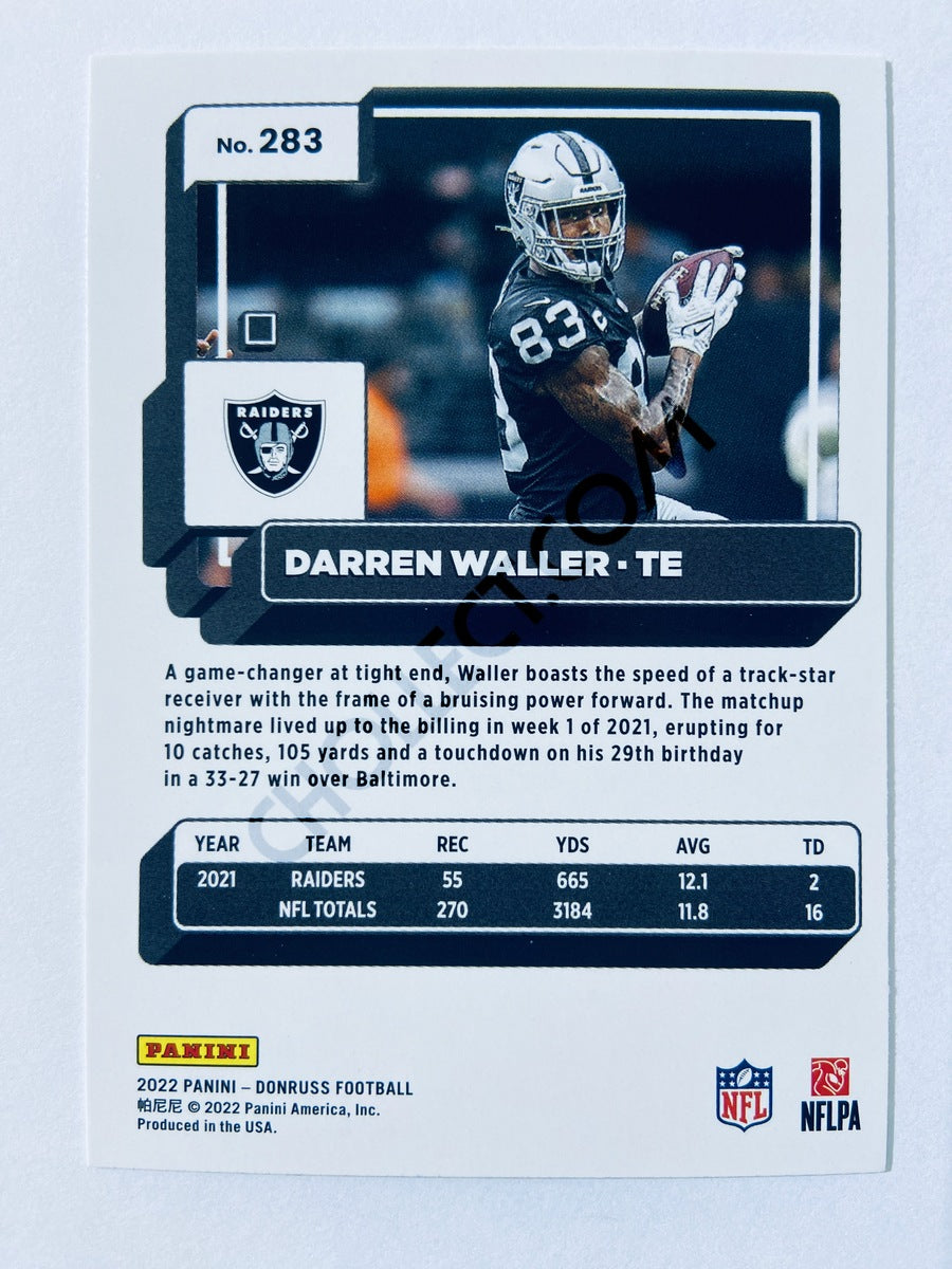 Darren Waller - Las Vegas Raiders 2022 Panini Donruss #283