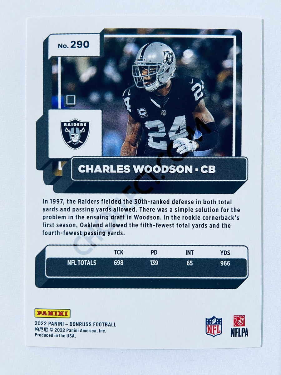 Charles Woodson - Oakland Raiders 2022 Panini Donruss #290