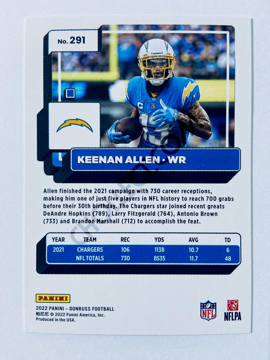 Keenan Allen - Los Angeles Chargers 2022 Panini Donruss #291