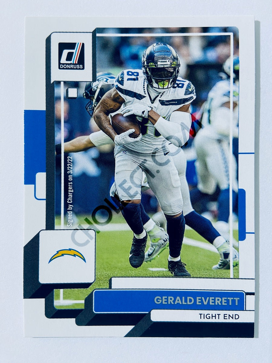 Gerald Everett - Los Angeles Chargers 2022 Panini Donruss #293