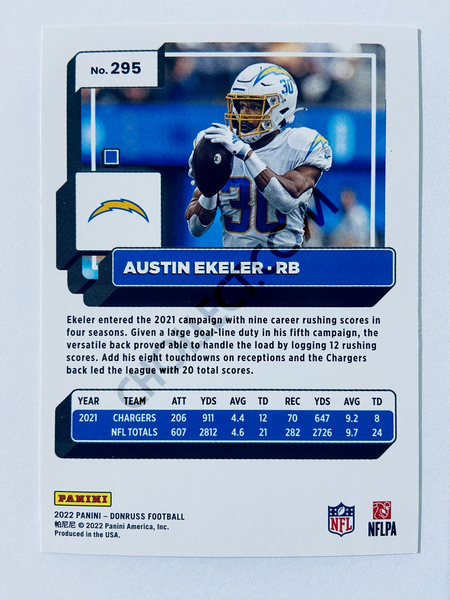 Austin Ekeler  - Los Angeles Chargers 2022 Panini Donruss #295