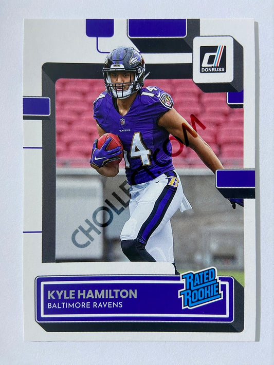 Kyle Hamilton - Baltimore Ravens 2022 Panini Donruss Rated Rookie #338