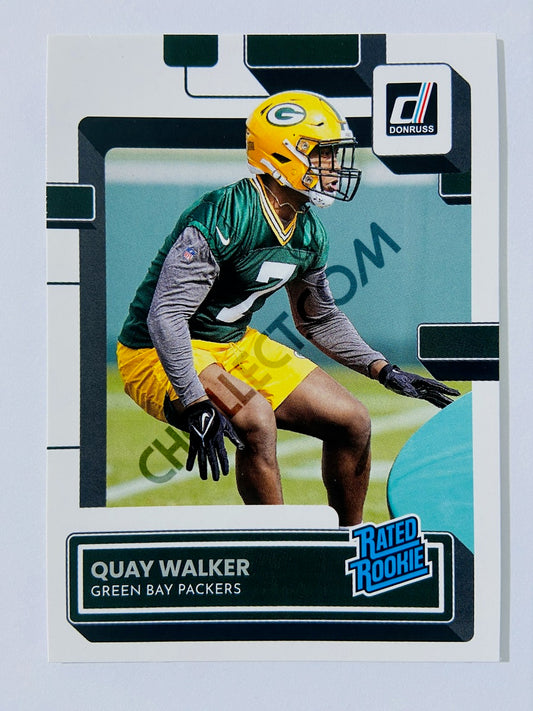 Quay Walker - Green Bay Packers 2022 Panini Donruss Rated Rookie #356