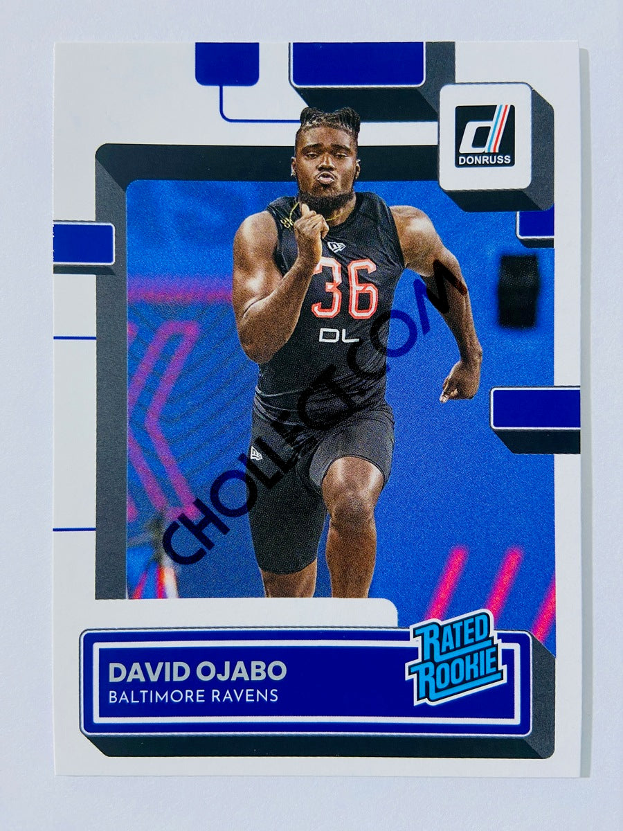 David Ojabo - Baltimore Ravens 2022 Panini Donruss Rated Rookie #370