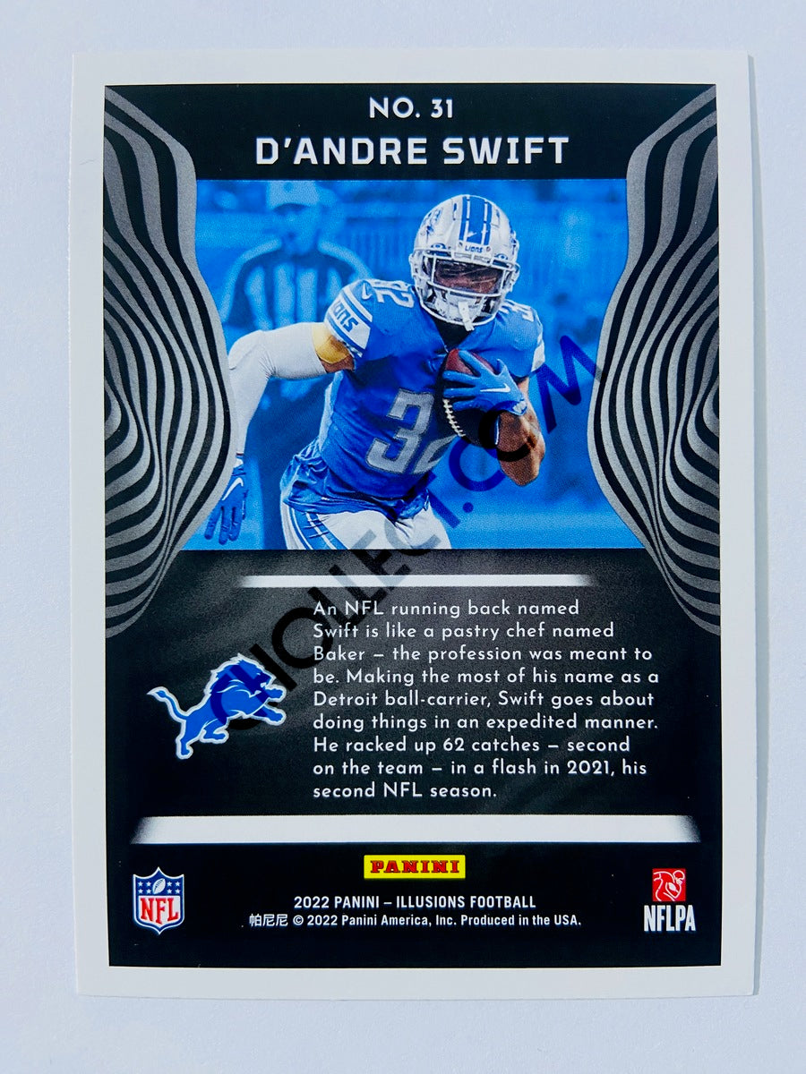D'Andre Swift - Detroit Lions 2022 Panini Illusions #31