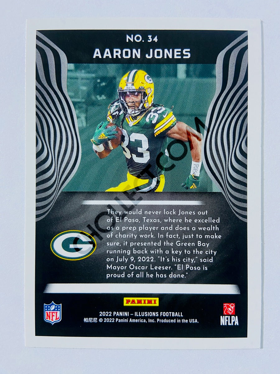 Aaron Jones - Green Bay Packers 2022 Panini Illusions #34