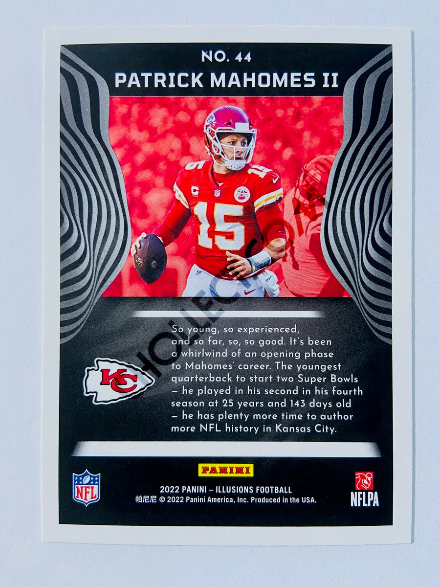 Patrick Mahomes II – Kansas City Chiefs 2022 Panini Illusions #44