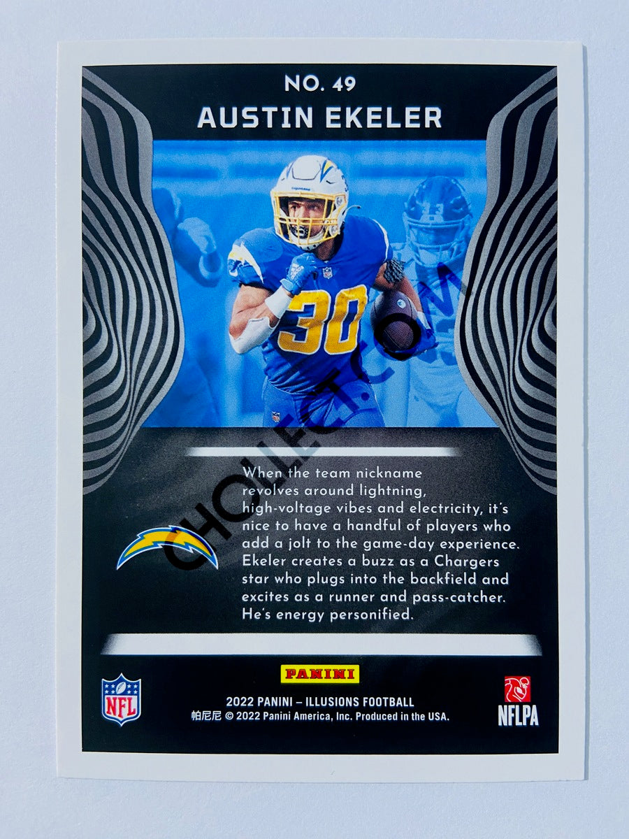 Austin Ekeler  - Los Angeles Chargers 2022 Panini Illusions #49