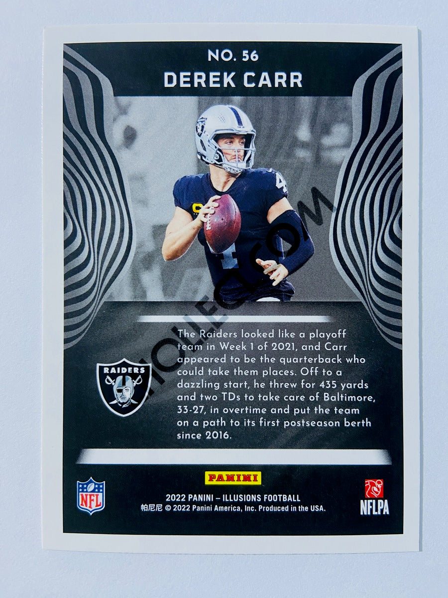 Derek Carr - Las Vegas Raiders 2022 Panini Illusions #56