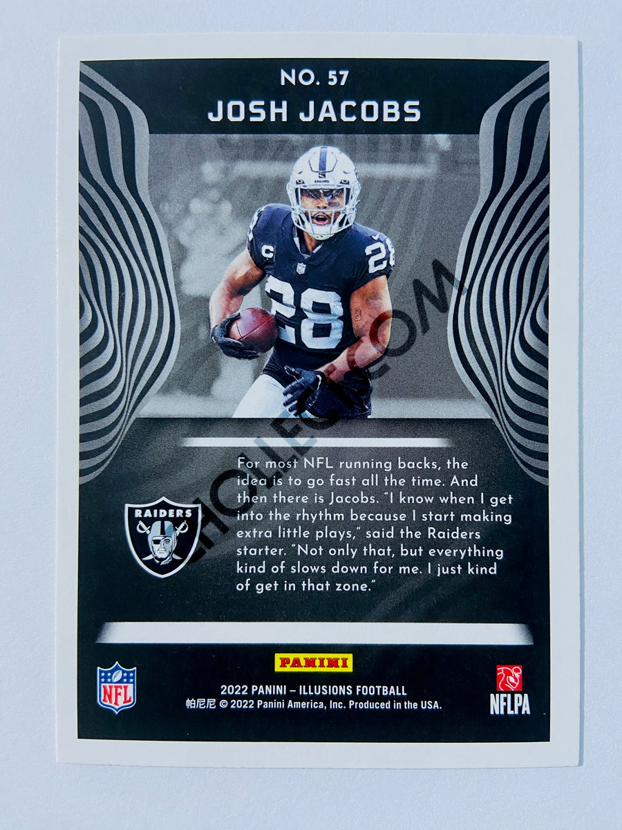 Josh Jacobs - Las Vegas Raiders 2022 Panini Illusions #57