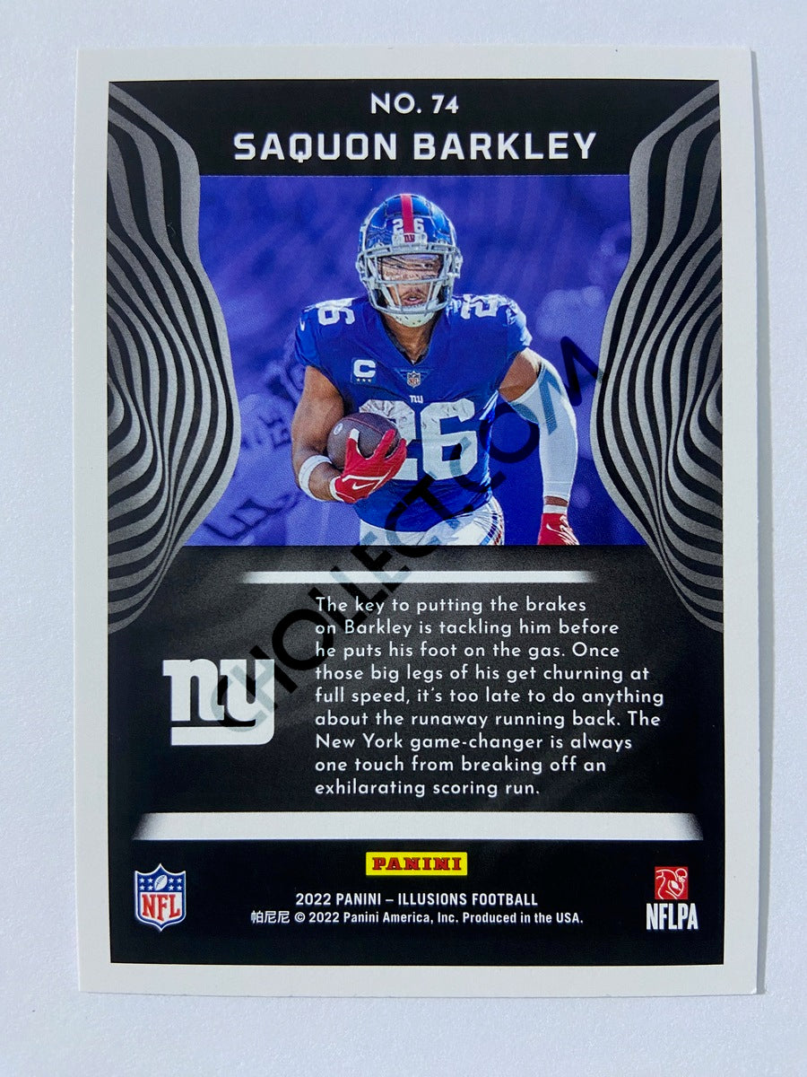 Saquon Barkley - New York Giants 2022 Panini Illusions #74